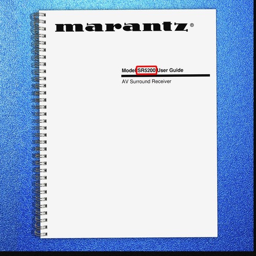 Marantz sr5200 surround - marantz,