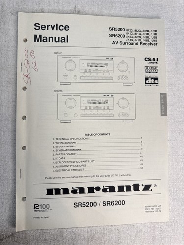Vintage marantz service - marantz,
