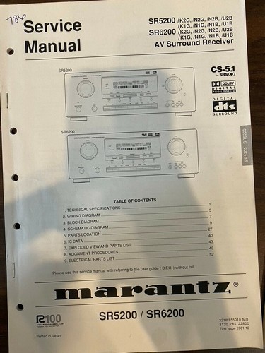 Marantz sr5200 sr6200 - marantz,